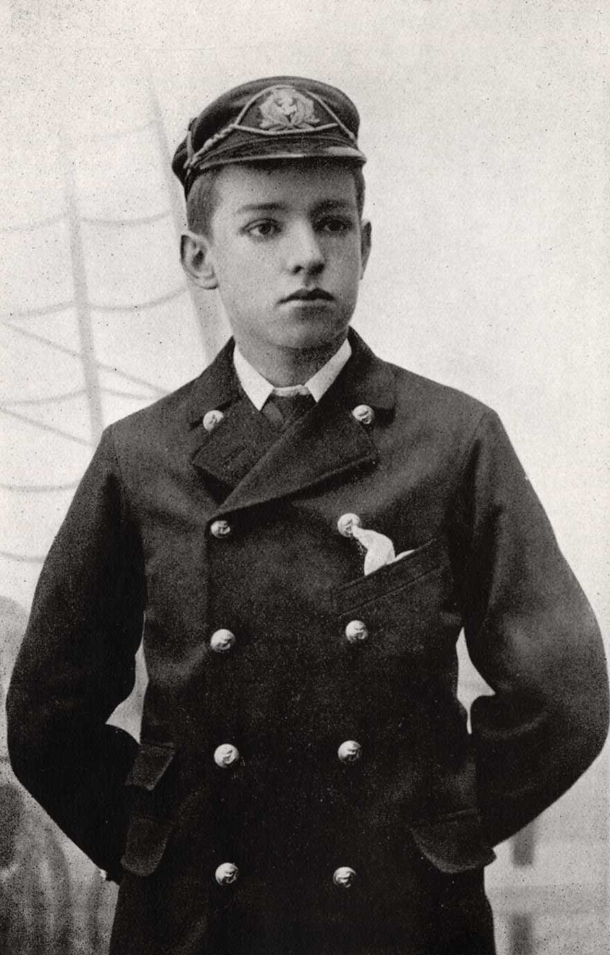 Ernest Shackleton aged sixteen